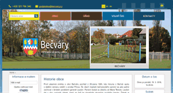 Desktop Screenshot of becvary.cz
